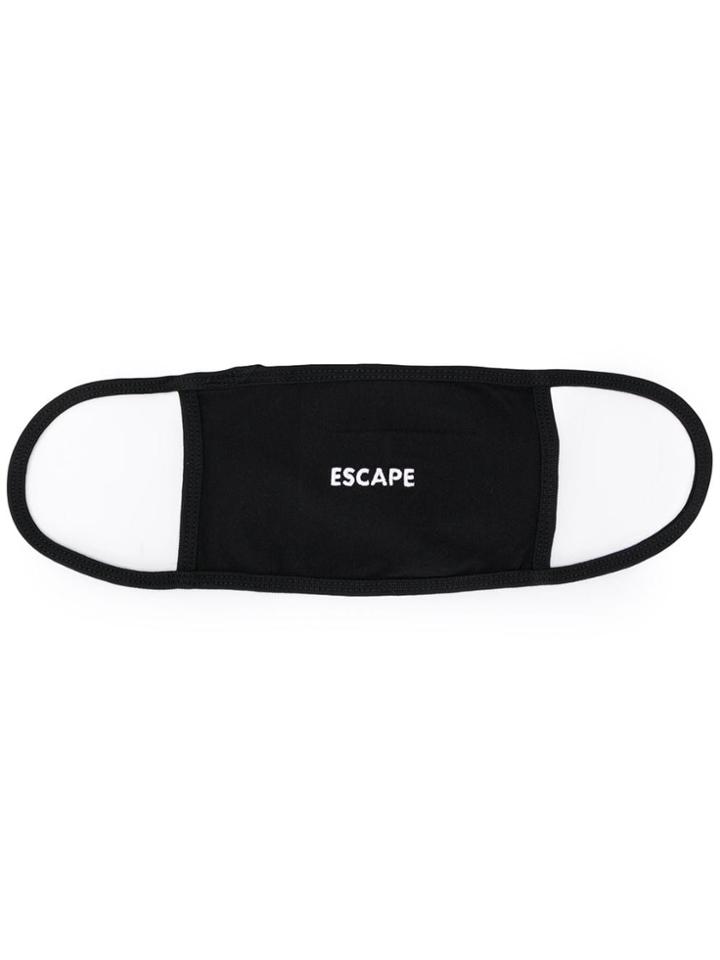 Marcelo Burlon County Of Milan Escape Mouth Mask - Black