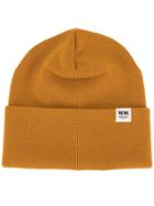 Wood Wood Gerald Ribbed Beanie - Yellow