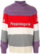 Undercover Striped Knit Jumper - Multicolour