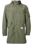 Bedwin & The Heartbreakers Logo Patch Zipped Jacket, Men's, Size: 1, Green, Polyester