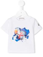 Moncler Kids Duck Print T-shirt, Boy's, Size: 18-24 Mth, White