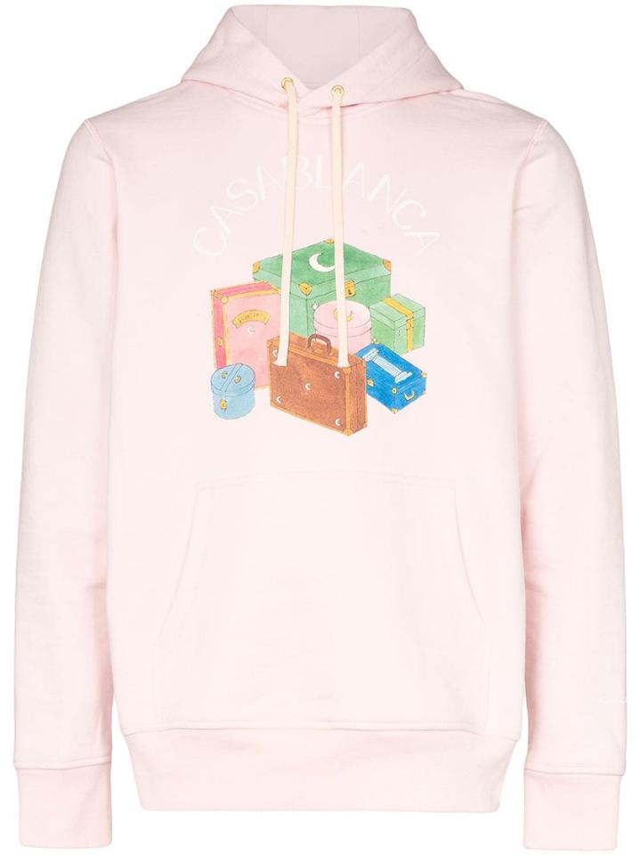 Casablanca Trunks Print Hoodie - Pink