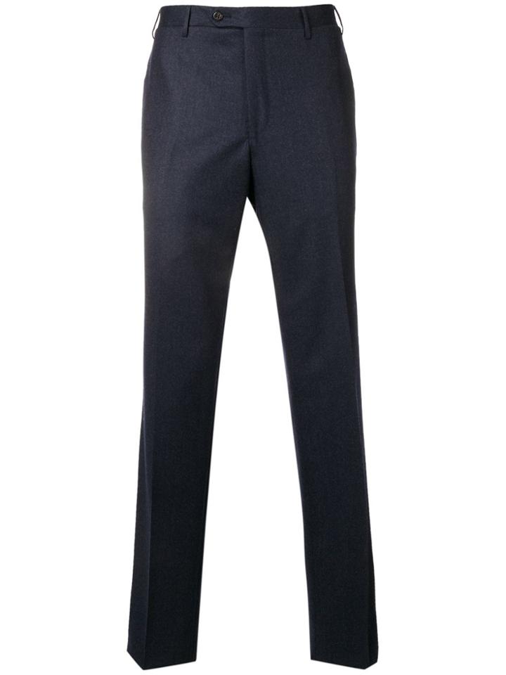Corneliani Classic Tailored Trousers - Blue