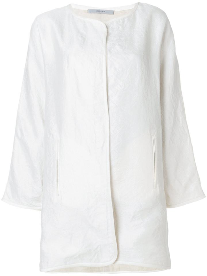 Dusan Oversized Kimono Jacket - Nude & Neutrals