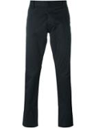 Armani Jeans Classic Chino Trousers, Men's, Size: 32, Blue, Cotton/spandex/elastane