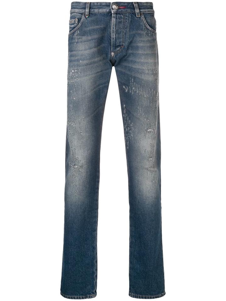 Philipp Plein Classic Slim-fit Jeans - Blue