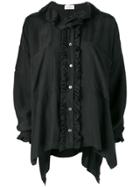 Faith Connexion Deconstructed Silk Shirt - Black