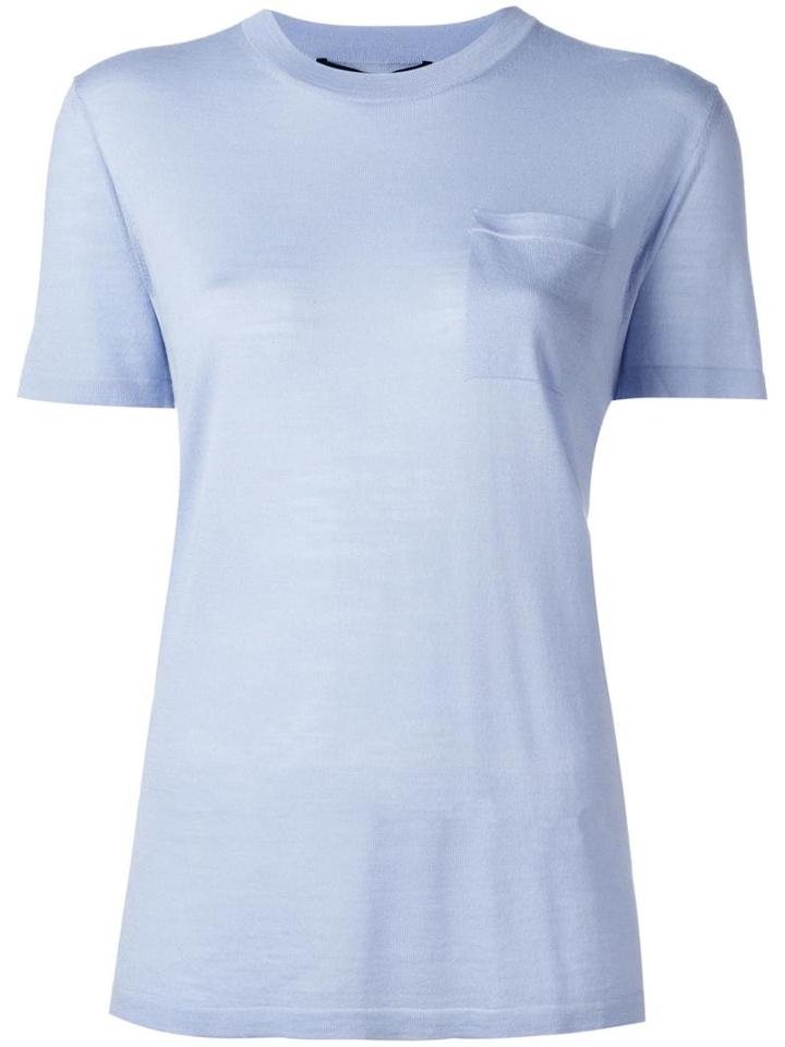 Alexander Wang Knitted Top, Women's, Size: Small, Blue, Silk/merino