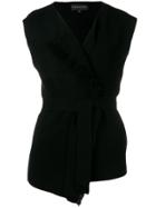 Cashmere In Love Sleeveless Knitted Top - Black
