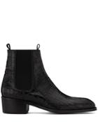 Giuseppe Zanotti Abbey Chelsea Boots - Black