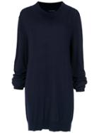 Gloria Coelho Wide Sleeves Knit Dress - Blue