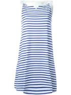 Sacai Striped A-line Dres