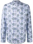 Etro - Paisley Print Shirt - Men - Cotton - M, Blue, Cotton