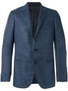 Caruso Buttoned Blazer - Blue
