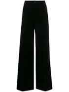 Forte Forte Velvet Wide-leg Trousers - Black