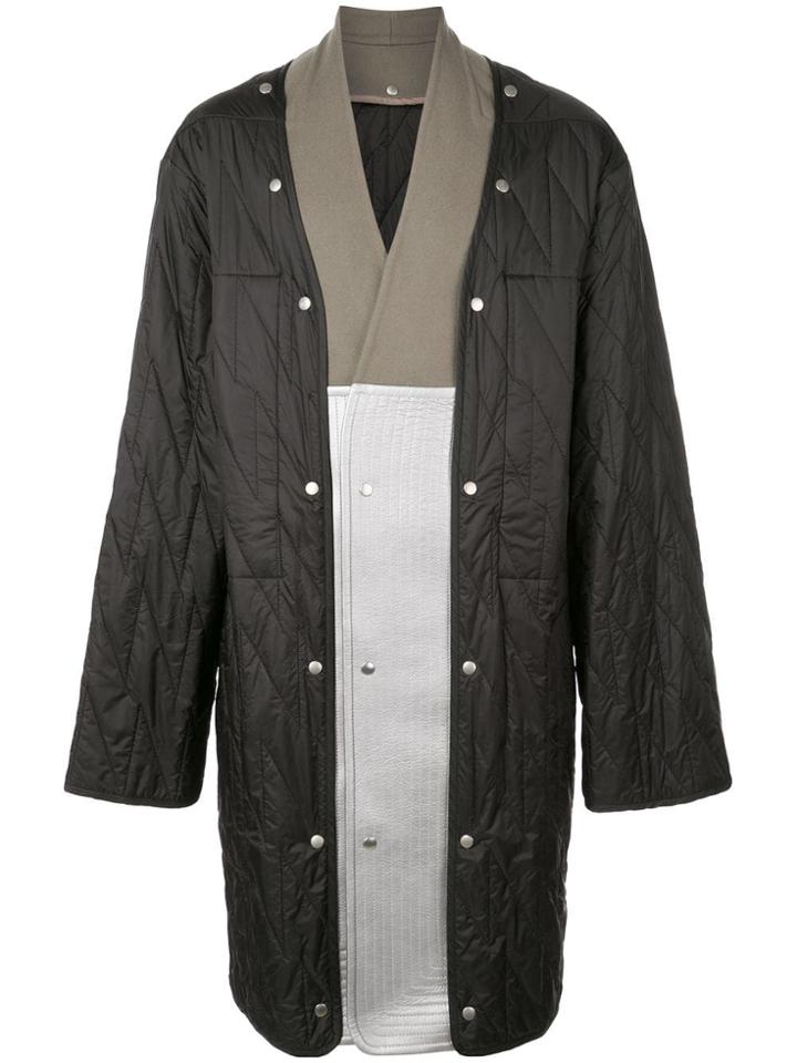 Rick Owens Larry Coat - Black