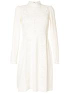 Giambattista Valli Long-sleeve Flared Dress - White