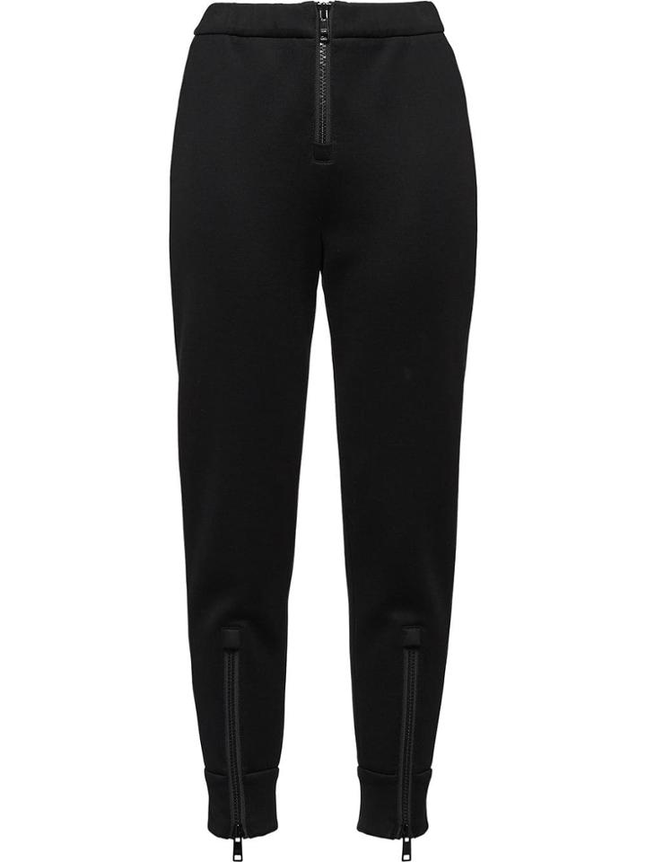 Prada Zipped Details Track Pants - Black