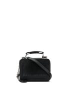 Marc Jacobs Textured Logo Crossbody Bag - Black