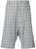 Vivienne Westwood Anglomania Checked Bermuda Shorts - Grey