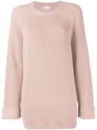 Red Valentino Chunky Knit Jumper - Pink