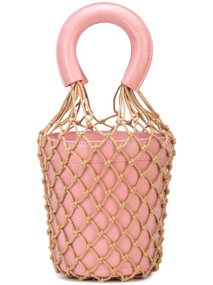 Staud Moreau Bucket Bag - Pink