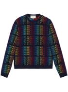 Gucci Rainbow Gucci Hollywood Sweater - Blue