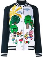 Mira Mikati Patched Bomber Jacket