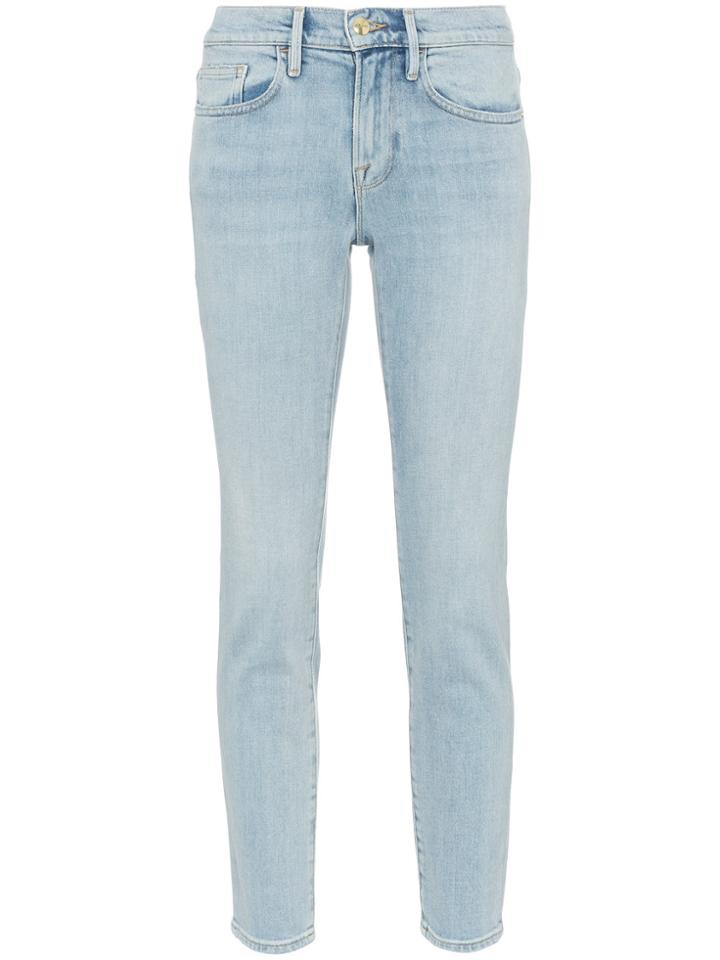 Frame Denim Le Boy Straight Leg Jeans - Blue