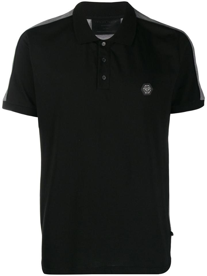 Philipp Plein Rear Logo Polo Shirt - Black