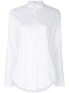 Closed Long Sleeve Shirt - White