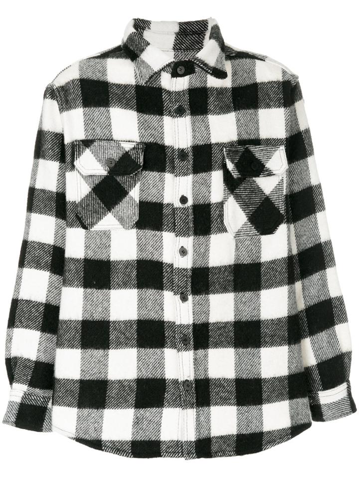 424 Fairfax Plaid Shirt - Black