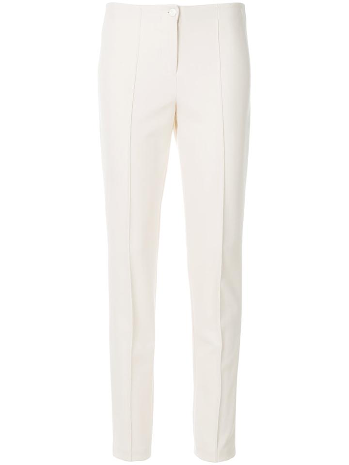Cambio Tailored Fitted Trousers - Nude & Neutrals