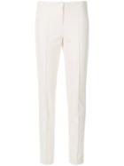 Cambio Tailored Fitted Trousers - Nude & Neutrals