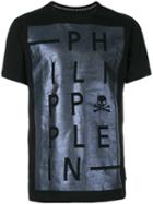 Philipp Plein - Logo Metallic T-shirt - Men - Cotton - S, Black, Cotton