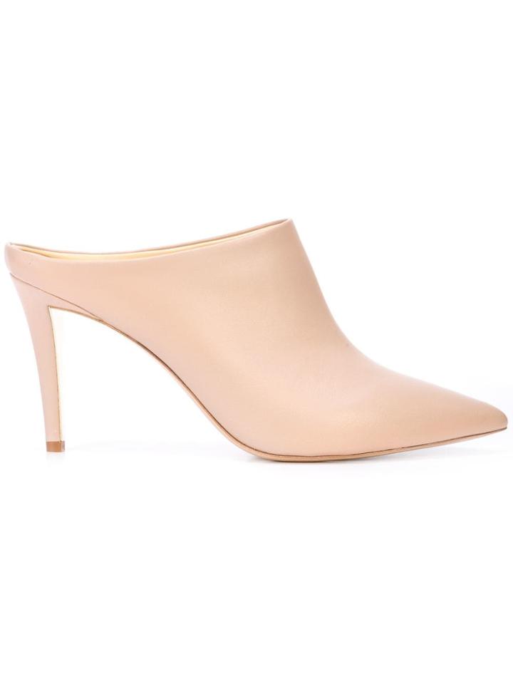 Marion Parke Mona Pointed Toe Mules - Neutrals