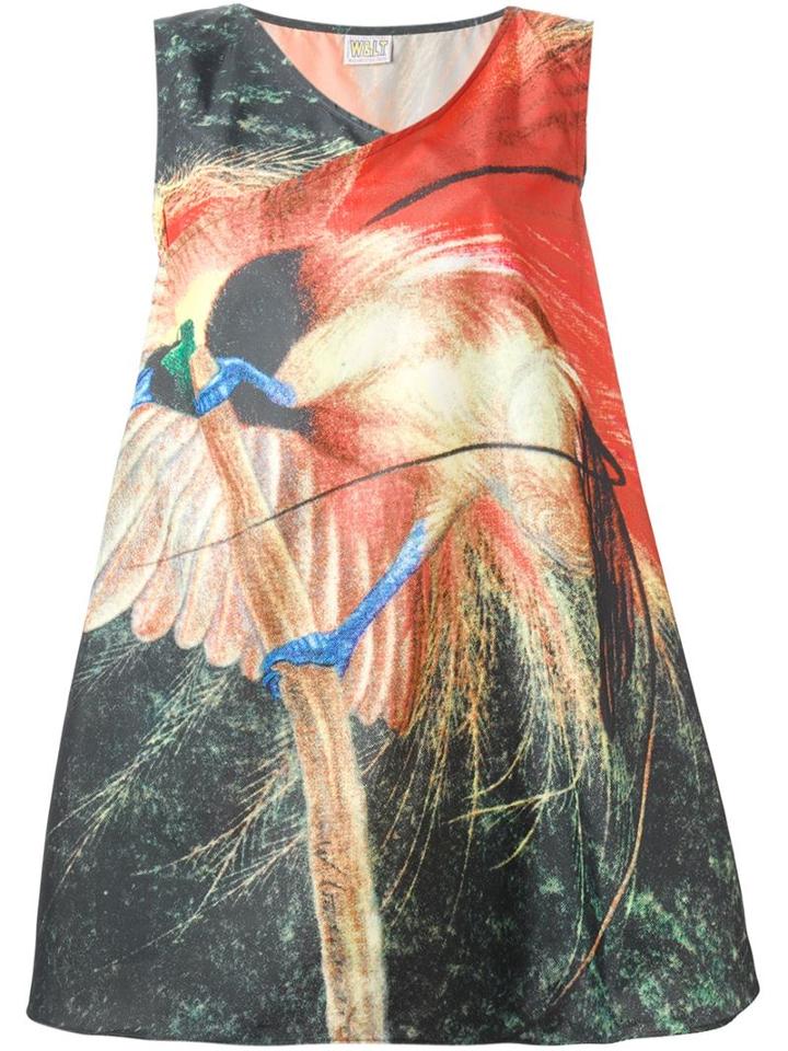 Walter Van Beirendonck Vintage Printed Dress