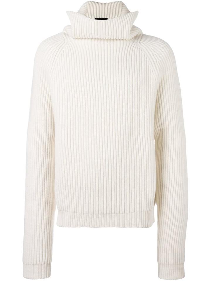 Haider Ackermann Ribbed High Collar Sweater