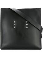Mackintosh 0002 Eyelet Studded Tote Bag - Black