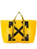 Off-white Arrows Print Tote Bag - Yellow
