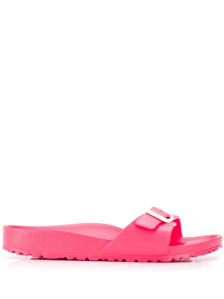 Birkenstock Buckle Detail Slides - Pink