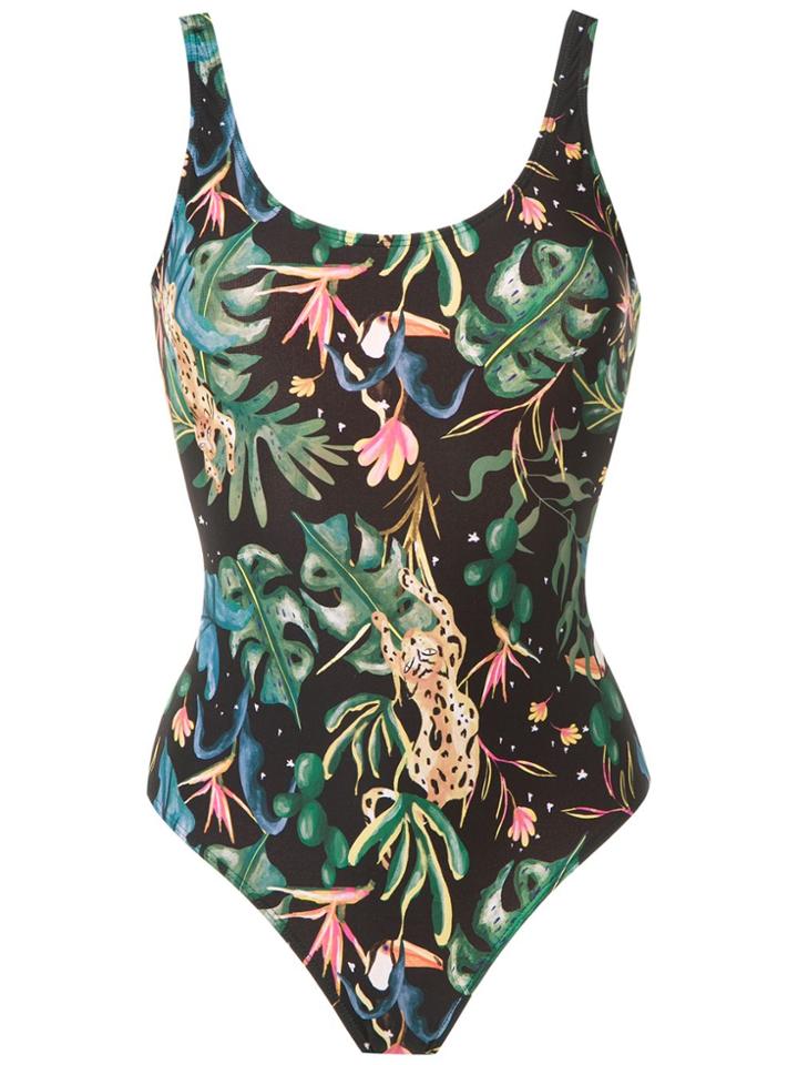 Lygia & Nanny Teresa Printed One-piece - Black