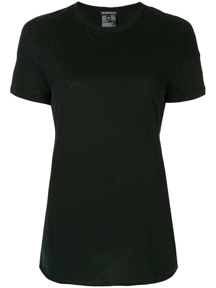 Ann Demeulemeester Dropped Shoulder T-shirt - Black