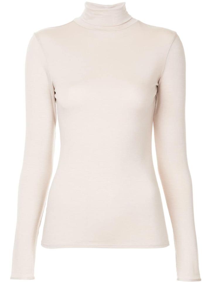 Layeur Roll Neck T-shirt - Pink