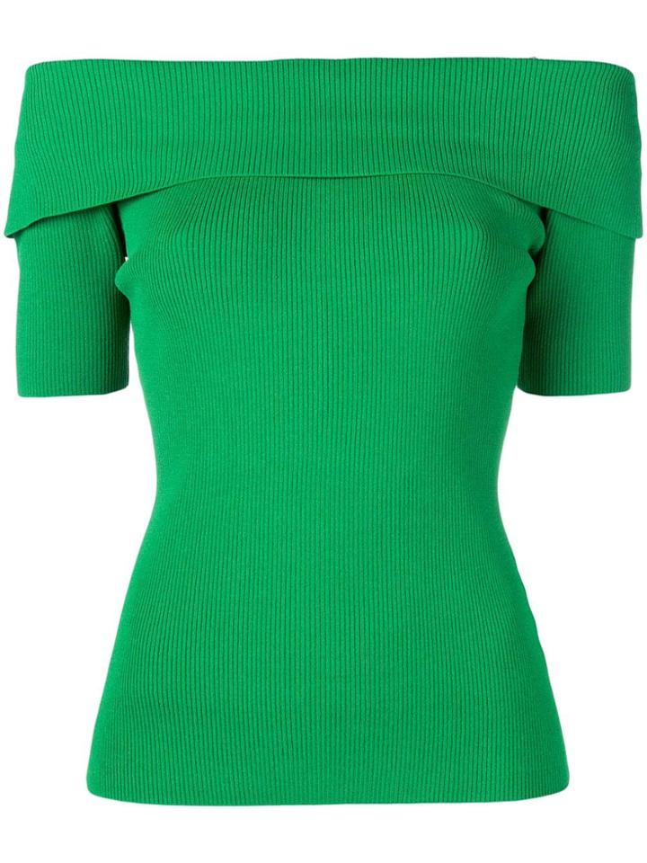 P.a.r.o.s.h. Off-the-shoulder Top - Green