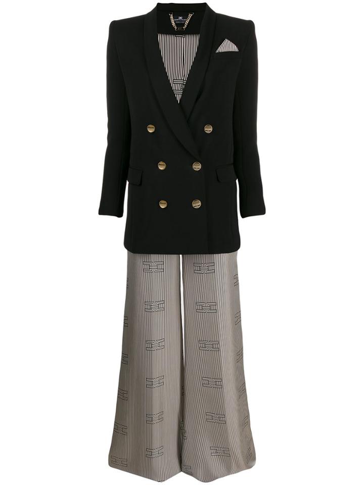 Elisabetta Franchi Two Piece Suit - Black