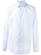Fashion Clinic Classic Plain Shirt, Men's, Size: 43, Blue, Cotton