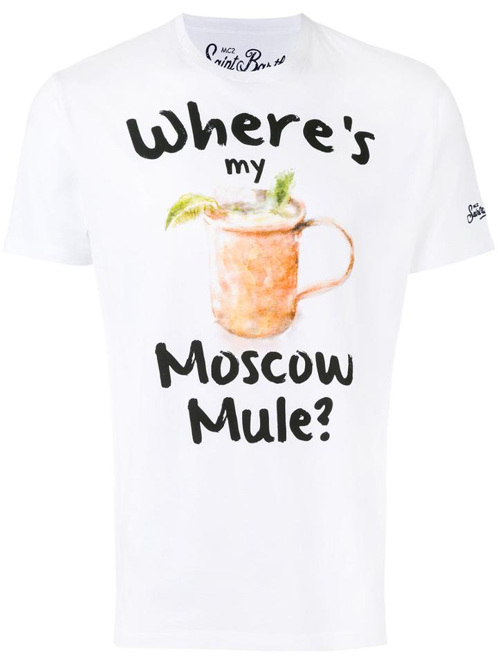 Mc2 Saint Barth - Moscow Print T-shirt - Men - Cotton - M, White, Cotton