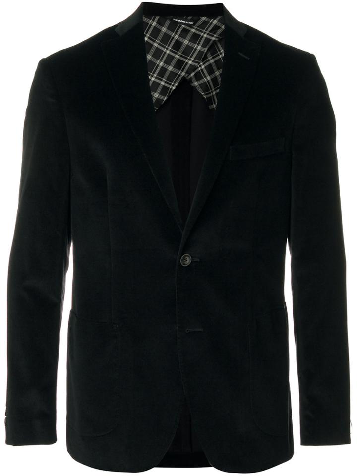 Tonello Velvet Blazer - Black