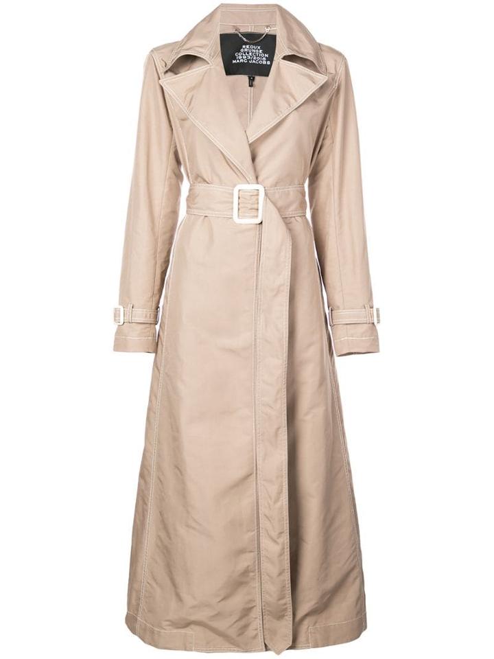 Marc Jacobs Classic Long Trench Coat - Neutrals